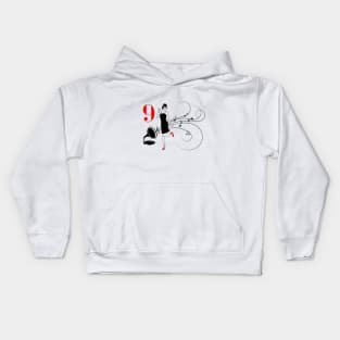 9 ladies dancing Kids Hoodie